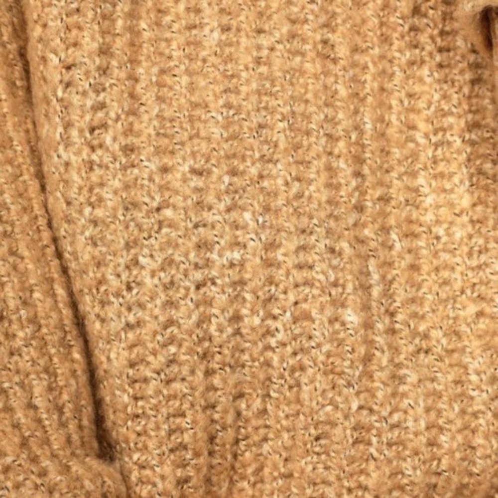 Harvest Moon Gold Marled Turtleneck Sweater - Picture 6 of 7